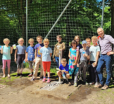 Neuer Trinkbrunnen am Spielplatz Pestalozziweg Foto
